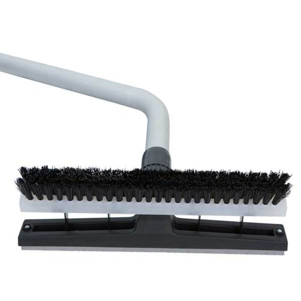 EDIC Dual Head Squeegee Wand with Scrub Brush 334ACH-2
