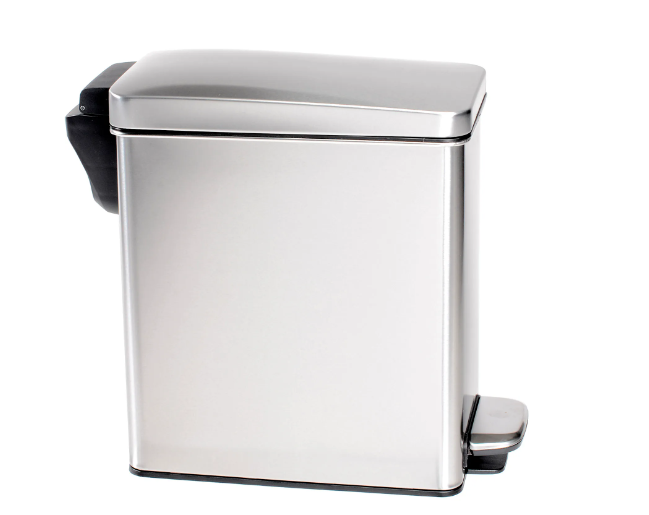 Simplehuman® Brushed Stainless Steel Profile Step Can, 2-3/5 Gallon - CW1898