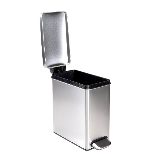 Simplehuman® Brushed Stainless Steel Profile Step Can, 2-3/5 Gallon - CW1898