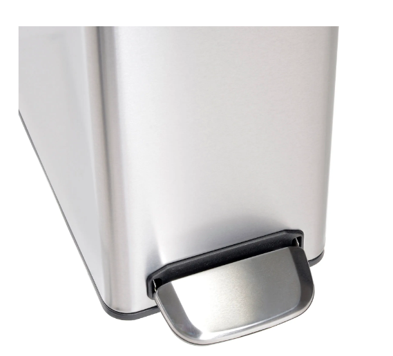 Simplehuman® Brushed Stainless Steel Profile Step Can, 2-3/5 Gallon - CW1898