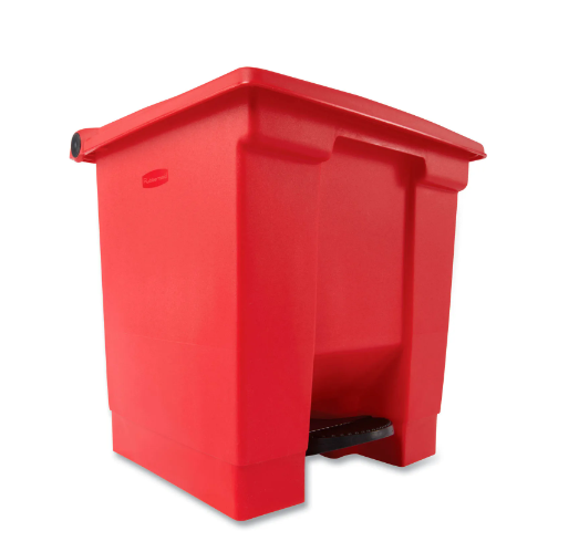 Rubbermaid® Fire Safe Step On Plastic Container, 8 Gallon (Pack of 2)