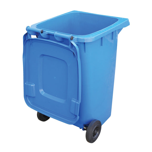 Vestil Poly Trash Can 64 Gal. Blue TH-64-BLU