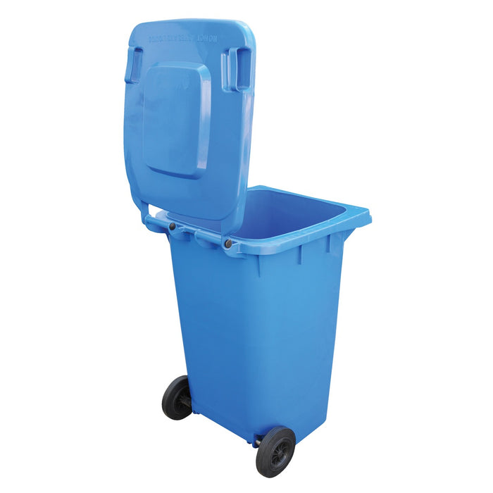 Vestil Poly Trash Can 64 Gal. Blue TH-64-BLU