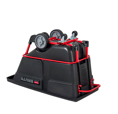 Rubbermaid® Brute Rotomolded Tilt Truck, Heavy Duty, 1/2 Cubic Yard, Black FG130600BLA