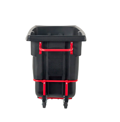 Rubbermaid® Brute Rotomolded Tilt Truck, Heavy Duty, 1/2 Cubic Yard, Black FG130600BLA
