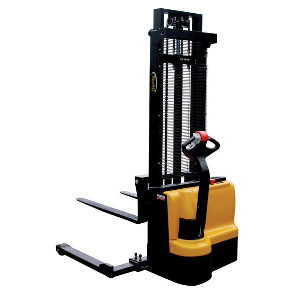 Vestil Stacker Dbl Mast Adjustable 2.2K 118