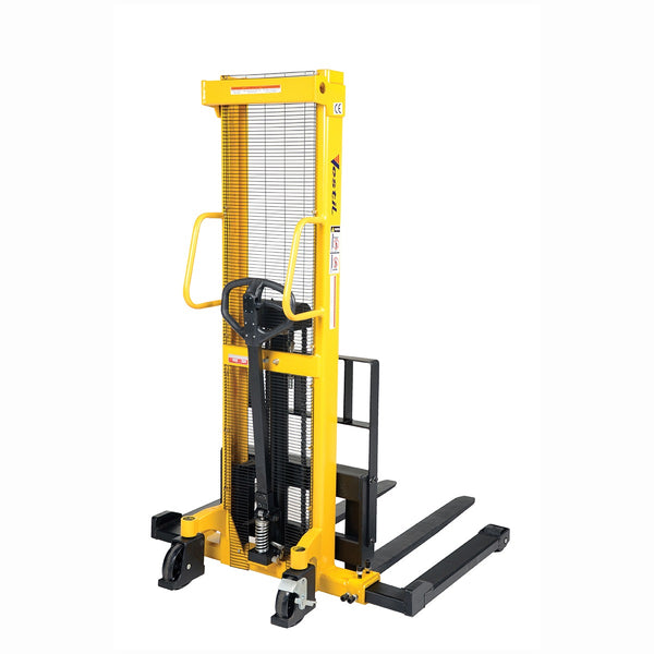 Vestil Manual Stacker Adjustable Forks/Legs 2K VHPS-2000-AA