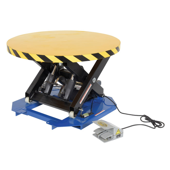 Vestil Powered Lift Table W/Manual Carousel 2000#  HST-40-ST