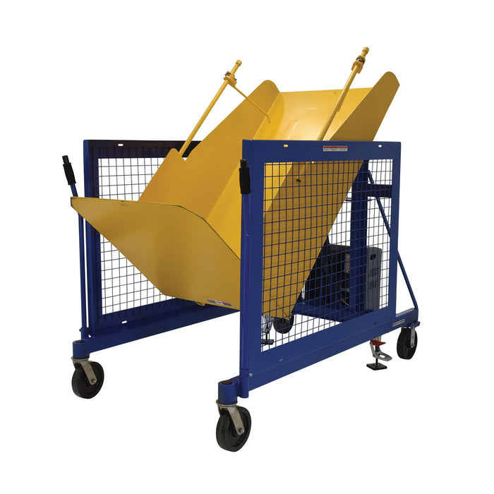 Vestil Univ DC Trash Can Dumper 400LB 48.56" TCD-U-48-DC