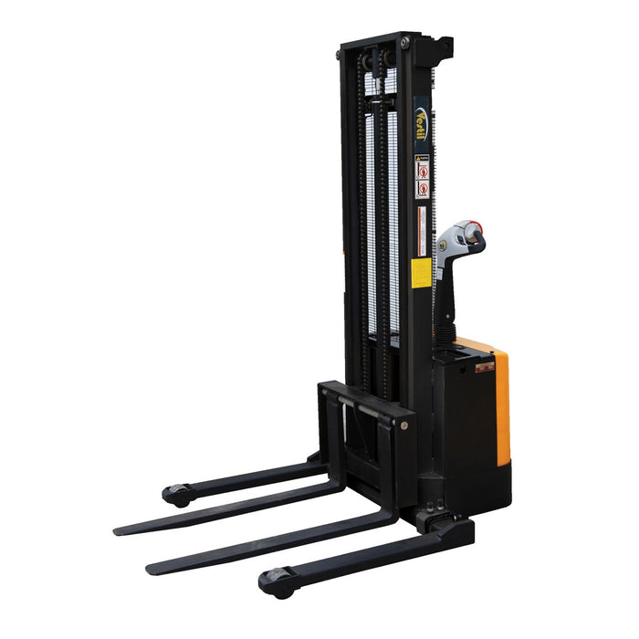 Vestil Adjust Powered Lift Stacker Raised 62"  S-62-AA