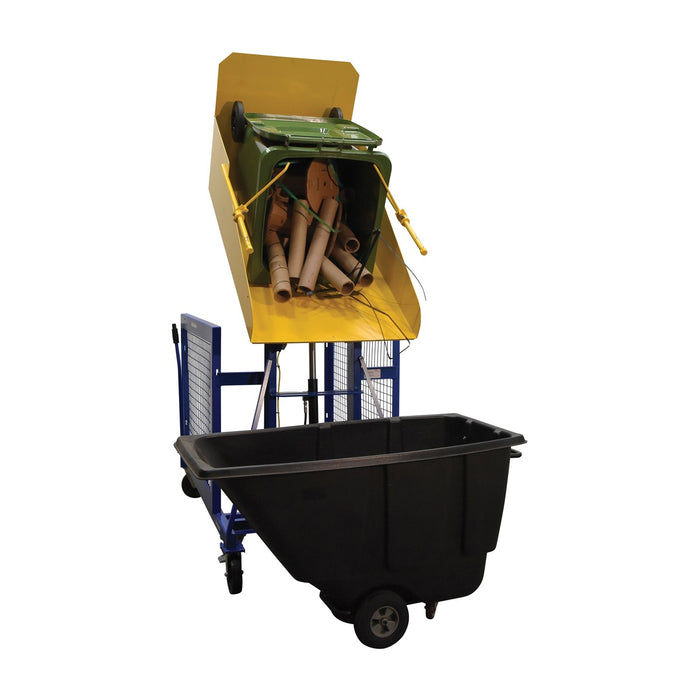 Vestil Univ DC Trash Can Dumper 400LB 48.56" TCD-U-48-DC