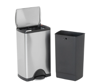 Simplehuman® Rectangular Step Can - 13 Gallon Brushed SS CW1816