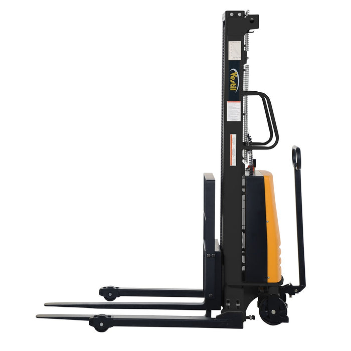 Vestil Adjustable Stacker W/Powered Lift 150" SL-150-AA