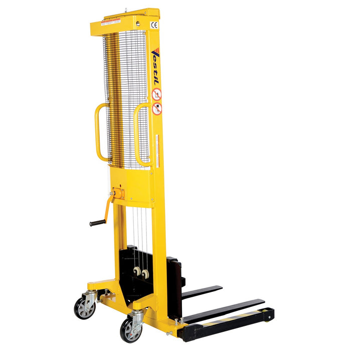 Vestil Manual Hand Winch ADJ Stacker 770 LB Cap VWS-770-AA